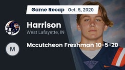 Recap: Harrison  vs. Mccutcheon Freshman 10-5-20 2020