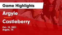 Argyle  vs Castleberry  Game Highlights - Oct. 15, 2021