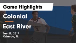 Colonial  vs East River  Game Highlights - Jan 27, 2017
