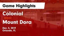 Colonial  vs Mount Dora  Game Highlights - Dec. 5, 2019