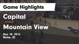 Capital  vs Mountain View  Game Highlights - Dec 18, 2016