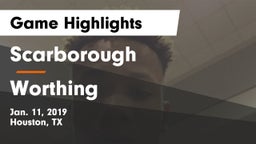 Scarborough  vs Worthing  Game Highlights - Jan. 11, 2019