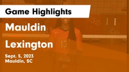 Mauldin  vs Lexington  Game Highlights - Sept. 5, 2023