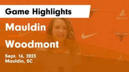 Mauldin  vs Woodmont  Game Highlights - Sept. 16, 2023