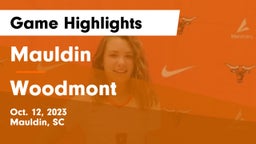 Mauldin  vs Woodmont  Game Highlights - Oct. 12, 2023