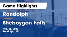 Randolph  vs Sheboygan Falls  Game Highlights - Aug. 26, 2022