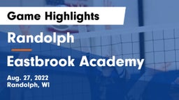 Randolph  vs Eastbrook Academy Game Highlights - Aug. 27, 2022