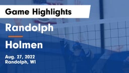 Randolph  vs Holmen  Game Highlights - Aug. 27, 2022