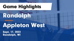 Randolph  vs Appleton West  Game Highlights - Sept. 17, 2022