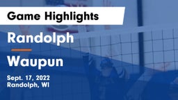 Randolph  vs Waupun  Game Highlights - Sept. 17, 2022