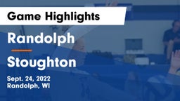 Randolph  vs Stoughton  Game Highlights - Sept. 24, 2022