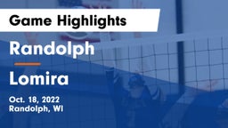 Randolph  vs Lomira  Game Highlights - Oct. 18, 2022