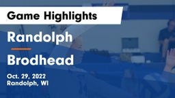 Randolph  vs Brodhead  Game Highlights - Oct. 29, 2022