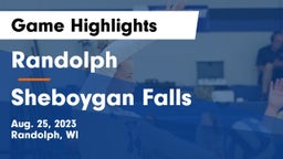 Randolph  vs Sheboygan Falls  Game Highlights - Aug. 25, 2023