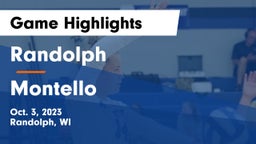 Randolph  vs Montello  Game Highlights - Oct. 3, 2023