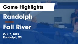 Randolph  vs Fall River  Game Highlights - Oct. 7, 2023