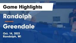 Randolph  vs Greendale  Game Highlights - Oct. 14, 2023