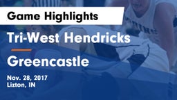 Tri-West Hendricks  vs Greencastle Game Highlights - Nov. 28, 2017