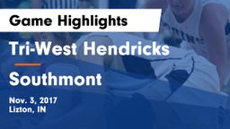 Tri-West Hendricks  vs Southmont  Game Highlights - Nov. 3, 2017