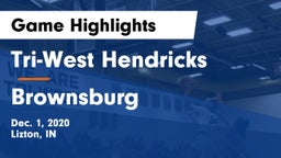 Tri-West Hendricks  vs Brownsburg  Game Highlights - Dec. 1, 2020