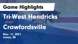 Tri-West Hendricks  vs Crawfordsville  Game Highlights - Nov. 11, 2021