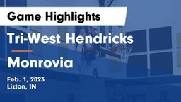 Tri-West Hendricks  vs Monrovia  Game Highlights - Feb. 1, 2023
