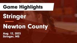 Stringer  vs Newton County  Game Highlights - Aug. 12, 2023