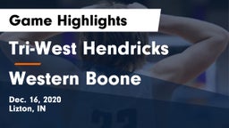 Tri-West Hendricks  vs Western Boone  Game Highlights - Dec. 16, 2020