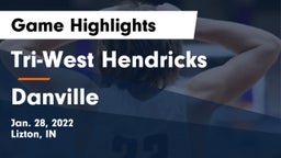 Tri-West Hendricks  vs Danville  Game Highlights - Jan. 28, 2022