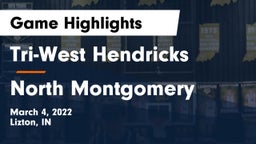 Tri-West Hendricks  vs North Montgomery  Game Highlights - March 4, 2022