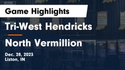 Tri-West Hendricks  vs North Vermillion  Game Highlights - Dec. 28, 2023