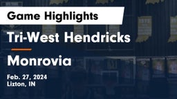 Tri-West Hendricks  vs Monrovia  Game Highlights - Feb. 27, 2024