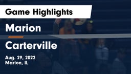 Marion  vs Carterville  Game Highlights - Aug. 29, 2022
