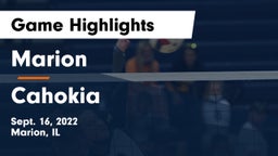 Marion  vs Cahokia  Game Highlights - Sept. 16, 2022