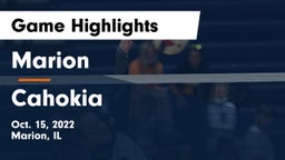 Marion  vs Cahokia Game Highlights - Oct. 15, 2022