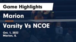 Marion  vs Varsity Vs NCOE Game Highlights - Oct. 1, 2022