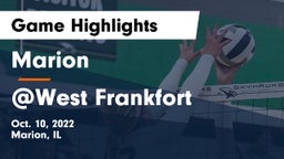 Marion  vs @West Frankfort Game Highlights - Oct. 10, 2022