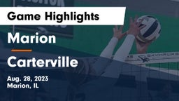 Marion  vs Carterville  Game Highlights - Aug. 28, 2023