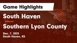 South Haven  vs Southern Lyon County Game Highlights - Dec. 7, 2023