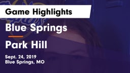 Blue Springs  vs Park Hill  Game Highlights - Sept. 24, 2019