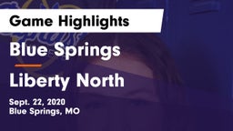 Blue Springs  vs Liberty North  Game Highlights - Sept. 22, 2020
