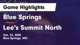 Blue Springs  vs Lee's Summit North  Game Highlights - Oct. 22, 2020