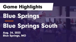 Blue Springs  vs Blue Springs South  Game Highlights - Aug. 24, 2023