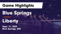 Blue Springs  vs Liberty  Game Highlights - Sept. 21, 2023