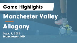 Manchester Valley  vs Allegany Game Highlights - Sept. 2, 2023