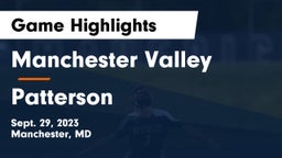 Manchester Valley  vs Patterson  Game Highlights - Sept. 29, 2023