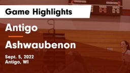 Antigo  vs Ashwaubenon  Game Highlights - Sept. 5, 2022