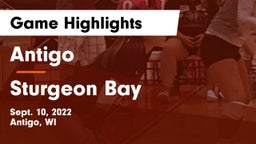 Antigo  vs Sturgeon Bay  Game Highlights - Sept. 10, 2022