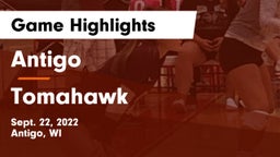Antigo  vs Tomahawk  Game Highlights - Sept. 22, 2022