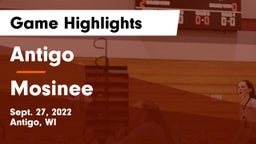 Antigo  vs Mosinee  Game Highlights - Sept. 27, 2022